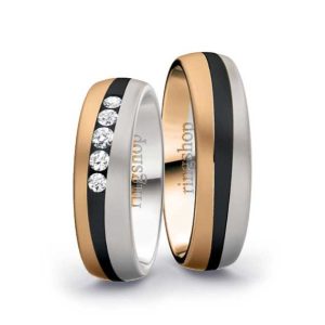 Rosegold/Zirkonium/Weißgold