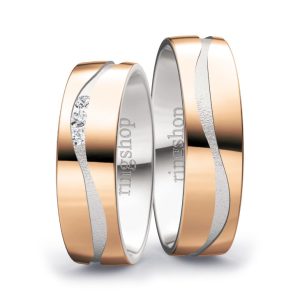 Rotgold/Weißgold