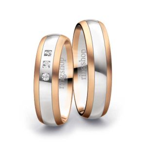Rotgold/Weißgold/Rotgold