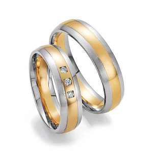 Weißgold/Gelbgold/Weißgold