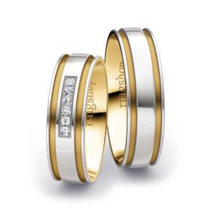 Weißgold/Gelbgold