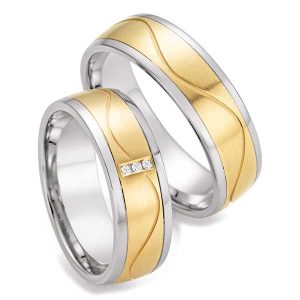Stahl/Gelbgold